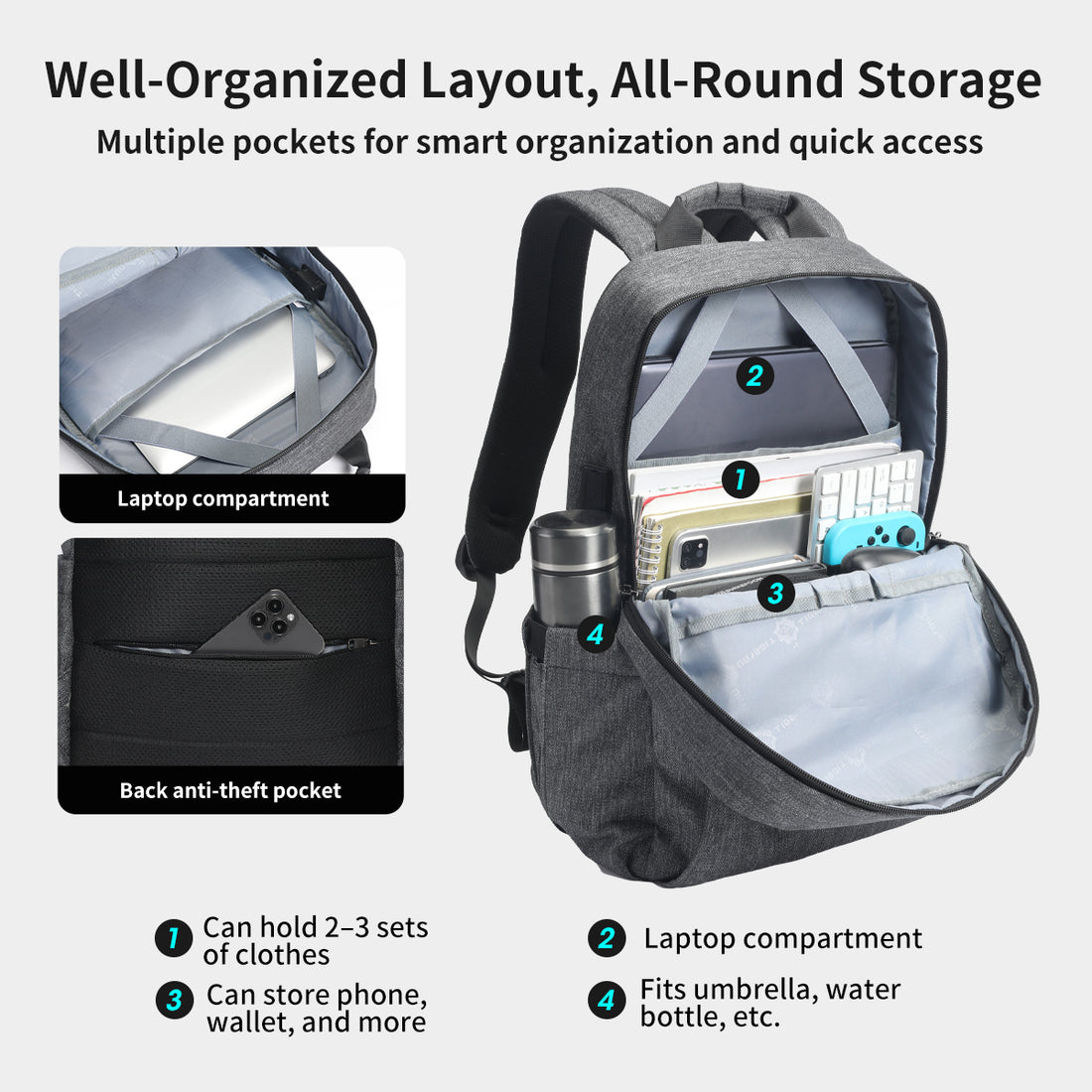 Large Capacity Outdoor Travel Backpack