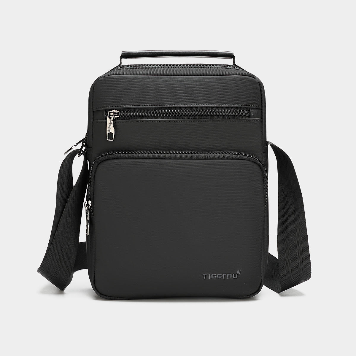 Waterproof iPad Shoulder Bag with Multi-Pockets