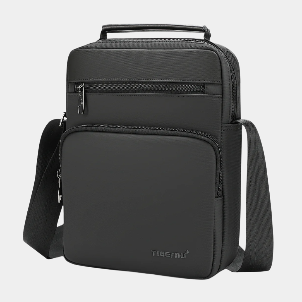 Waterproof iPad Shoulder Bag with Multi-Pockets