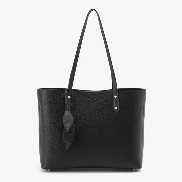 Classic Leather Shoulder Handbag